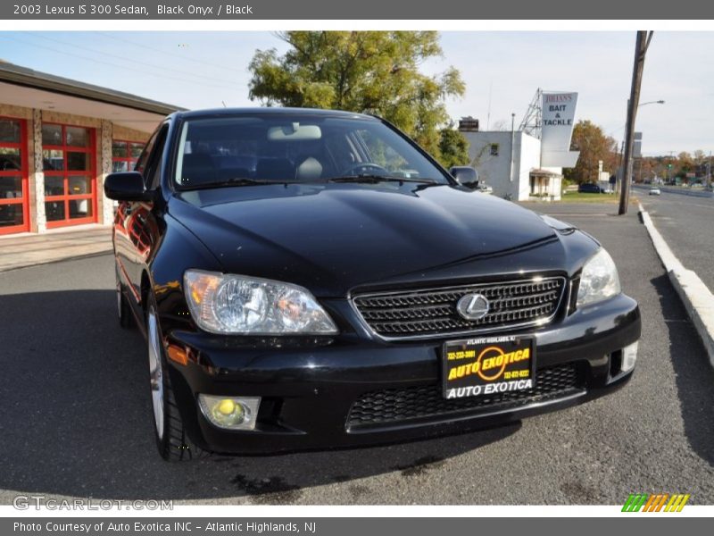 Black Onyx / Black 2003 Lexus IS 300 Sedan