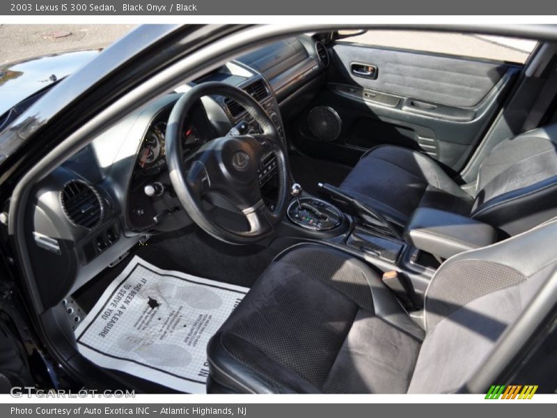  2003 IS 300 Sedan Black Interior