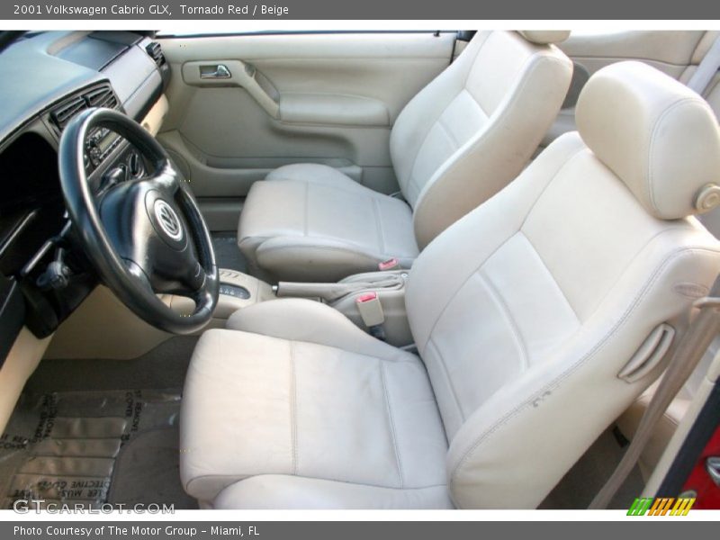 Tornado Red / Beige 2001 Volkswagen Cabrio GLX