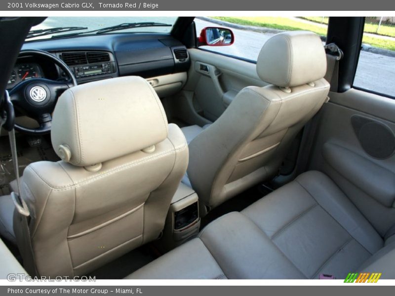 Tornado Red / Beige 2001 Volkswagen Cabrio GLX