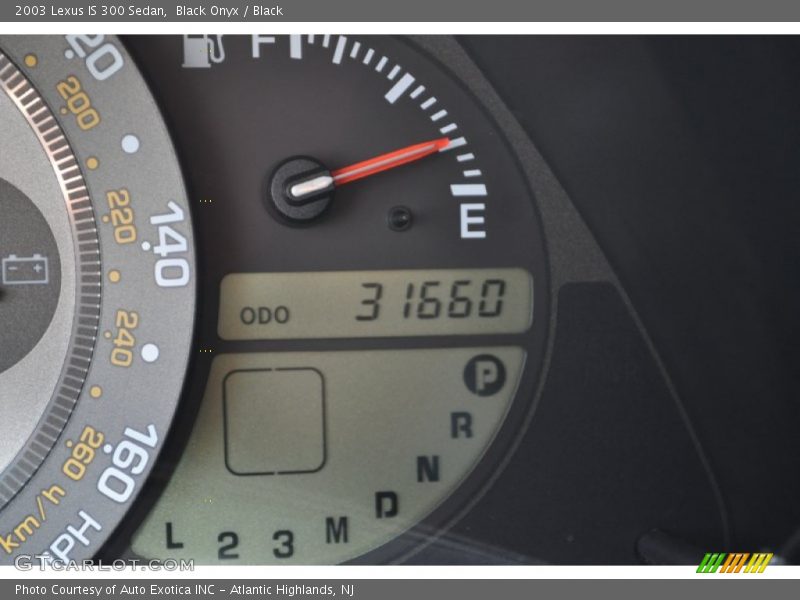 Black Onyx / Black 2003 Lexus IS 300 Sedan
