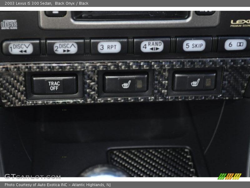 Controls of 2003 IS 300 Sedan