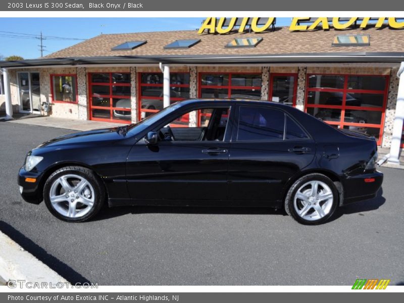 Black Onyx / Black 2003 Lexus IS 300 Sedan