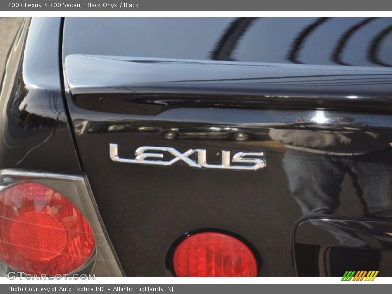 Black Onyx / Black 2003 Lexus IS 300 Sedan