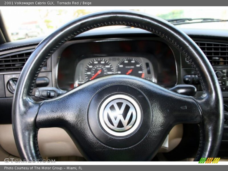 Tornado Red / Beige 2001 Volkswagen Cabrio GLX