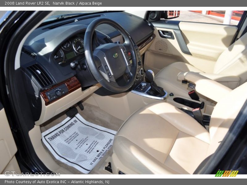 Narvik Black / Alpaca Beige 2008 Land Rover LR2 SE