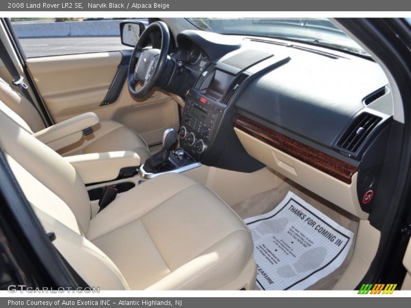Narvik Black / Alpaca Beige 2008 Land Rover LR2 SE