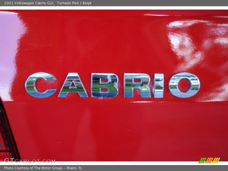 Tornado Red / Beige 2001 Volkswagen Cabrio GLX