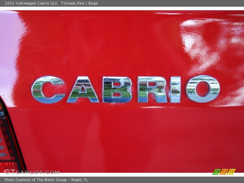 Tornado Red / Beige 2001 Volkswagen Cabrio GLX