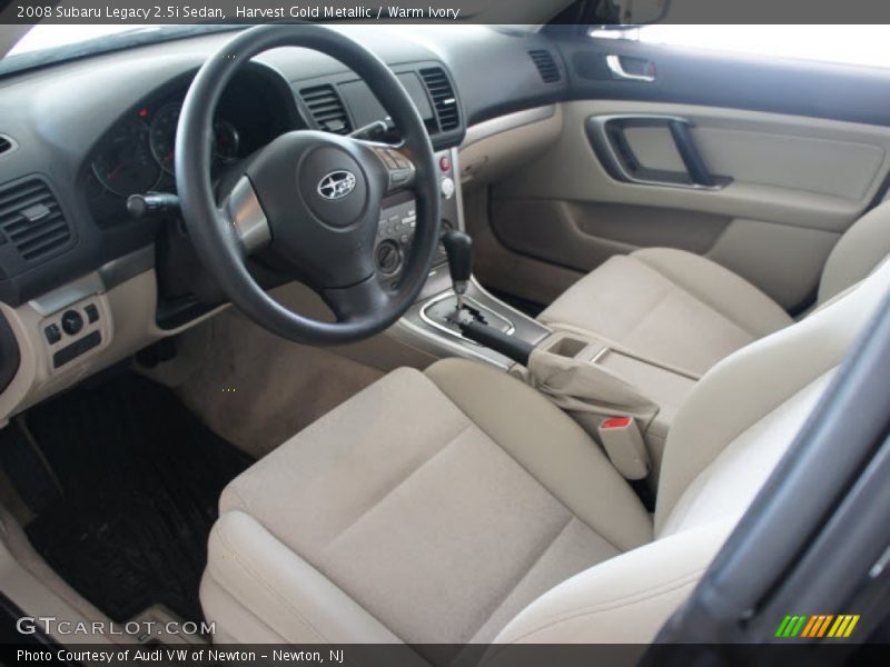 Harvest Gold Metallic / Warm Ivory 2008 Subaru Legacy 2.5i Sedan