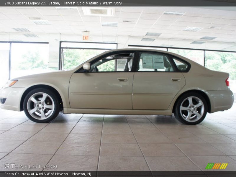 Harvest Gold Metallic / Warm Ivory 2008 Subaru Legacy 2.5i Sedan