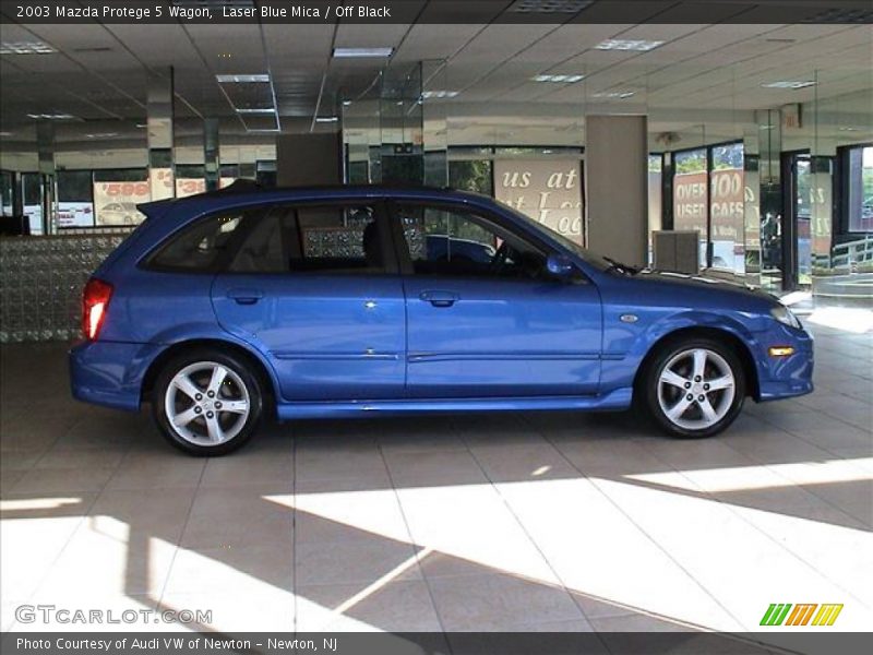 Laser Blue Mica / Off Black 2003 Mazda Protege 5 Wagon