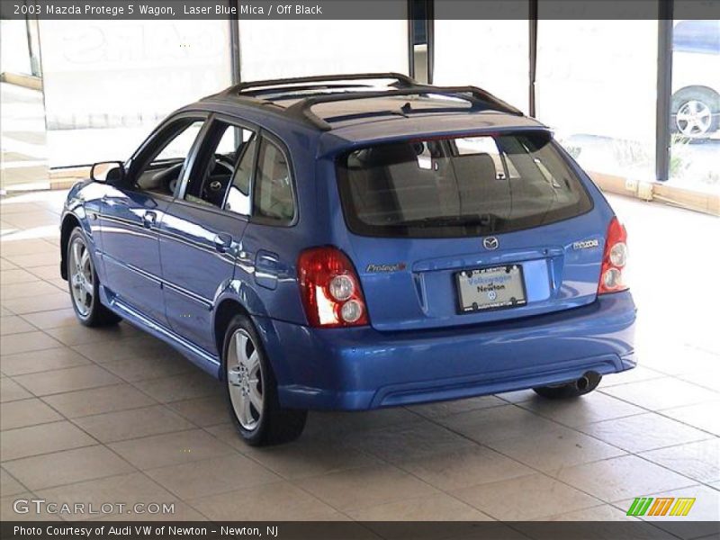 Laser Blue Mica / Off Black 2003 Mazda Protege 5 Wagon