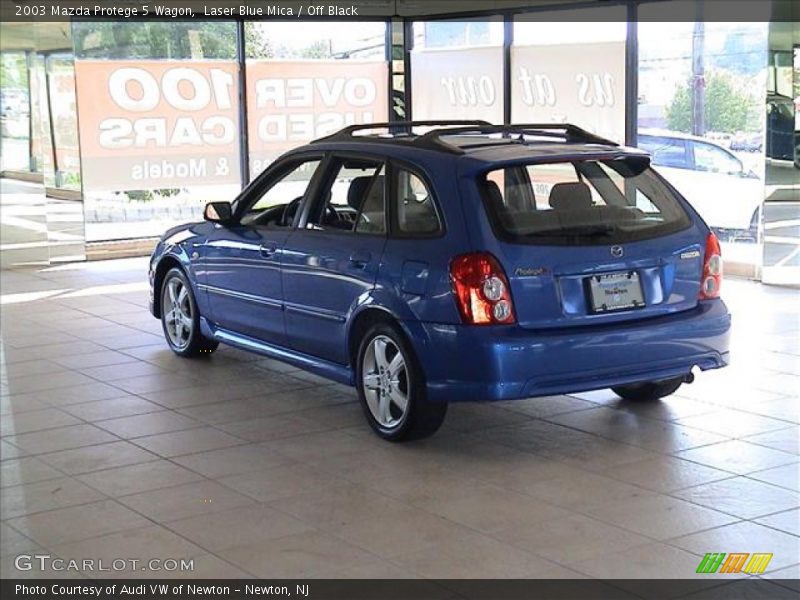Laser Blue Mica / Off Black 2003 Mazda Protege 5 Wagon