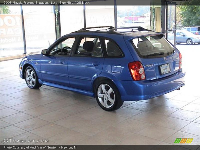 Laser Blue Mica / Off Black 2003 Mazda Protege 5 Wagon