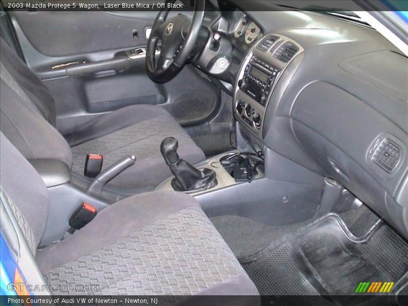  2003 Protege 5 Wagon Off Black Interior