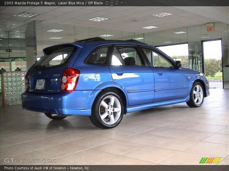 Laser Blue Mica / Off Black 2003 Mazda Protege 5 Wagon