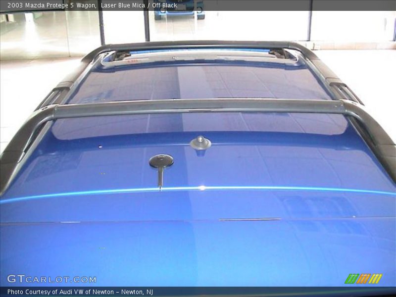 Laser Blue Mica / Off Black 2003 Mazda Protege 5 Wagon