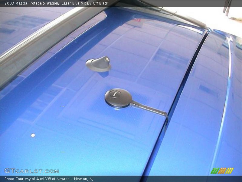 Laser Blue Mica / Off Black 2003 Mazda Protege 5 Wagon