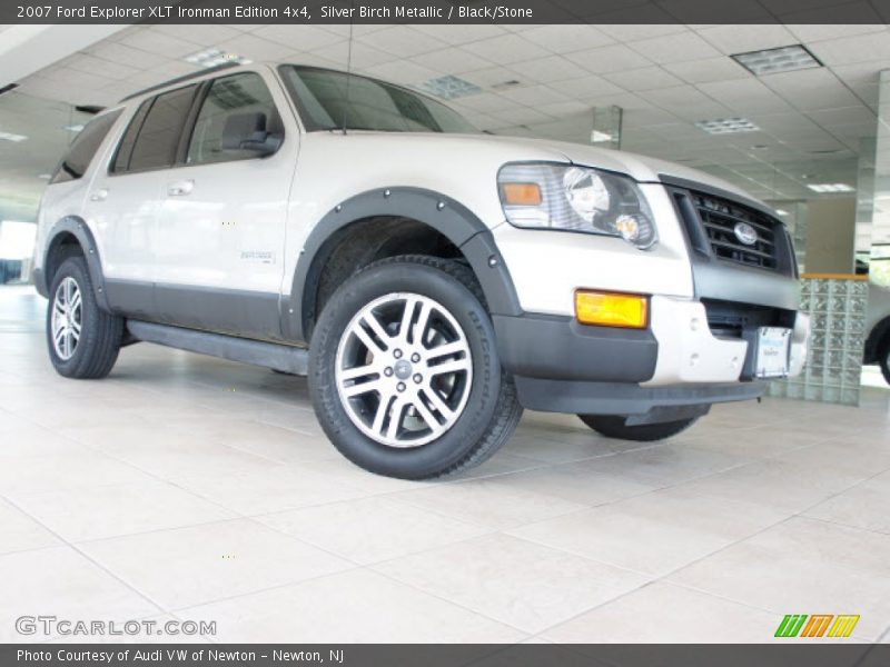Silver Birch Metallic / Black/Stone 2007 Ford Explorer XLT Ironman Edition 4x4
