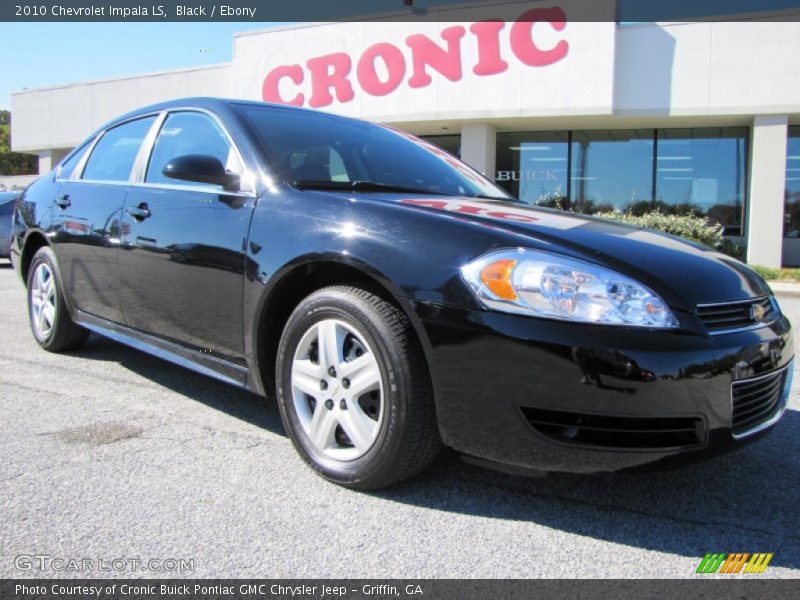Black / Ebony 2010 Chevrolet Impala LS