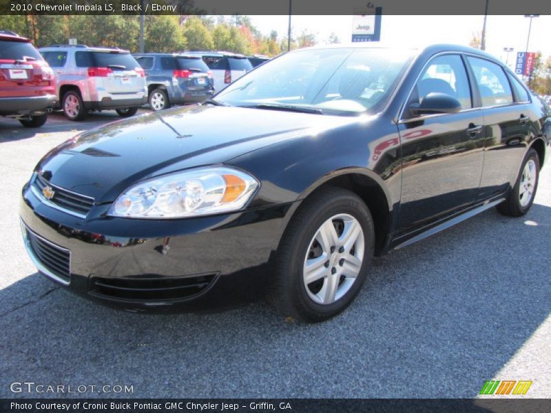 Black / Ebony 2010 Chevrolet Impala LS