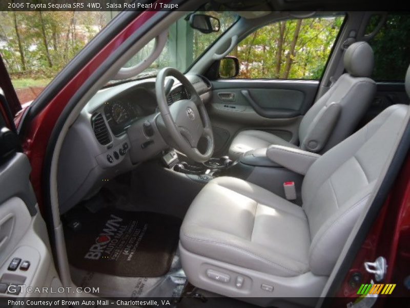 Salsa Red Pearl / Taupe 2006 Toyota Sequoia SR5 4WD