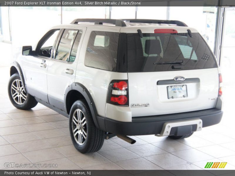 Silver Birch Metallic / Black/Stone 2007 Ford Explorer XLT Ironman Edition 4x4