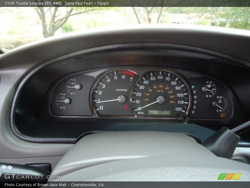 Salsa Red Pearl / Taupe 2006 Toyota Sequoia SR5 4WD