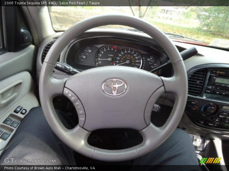 Salsa Red Pearl / Taupe 2006 Toyota Sequoia SR5 4WD