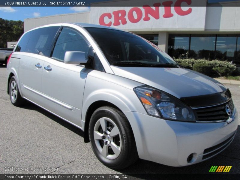 Radiant Silver / Gray 2009 Nissan Quest 3.5