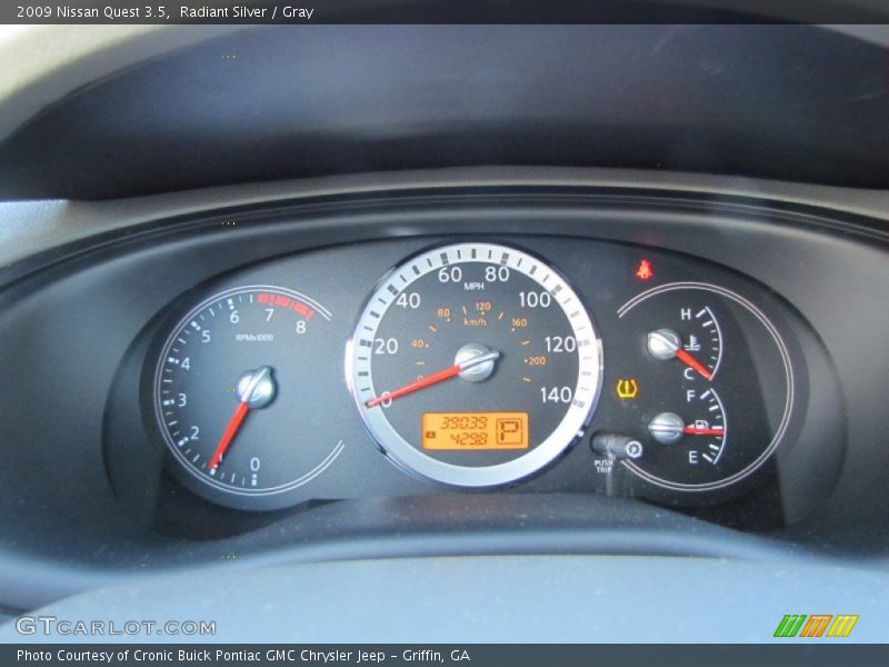 Radiant Silver / Gray 2009 Nissan Quest 3.5