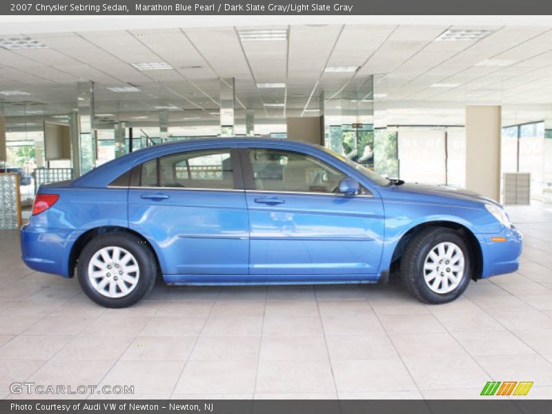 Marathon Blue Pearl / Dark Slate Gray/Light Slate Gray 2007 Chrysler Sebring Sedan