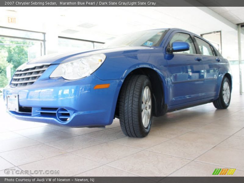 Marathon Blue Pearl / Dark Slate Gray/Light Slate Gray 2007 Chrysler Sebring Sedan
