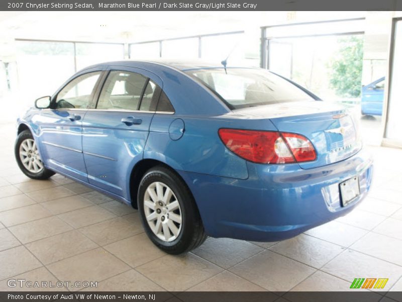 Marathon Blue Pearl / Dark Slate Gray/Light Slate Gray 2007 Chrysler Sebring Sedan