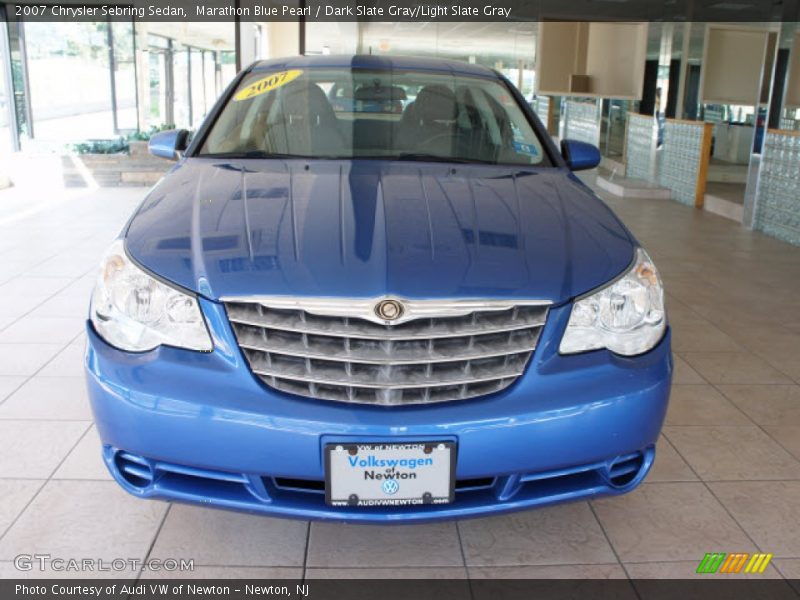 Marathon Blue Pearl / Dark Slate Gray/Light Slate Gray 2007 Chrysler Sebring Sedan