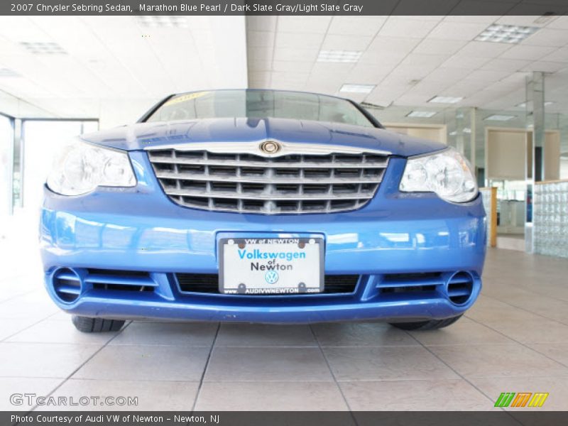 Marathon Blue Pearl / Dark Slate Gray/Light Slate Gray 2007 Chrysler Sebring Sedan