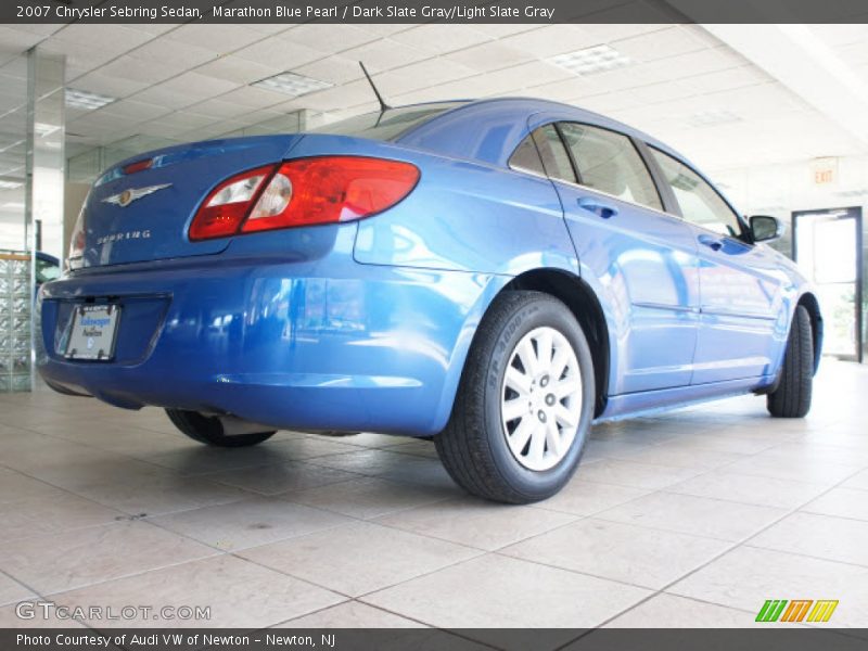 Marathon Blue Pearl / Dark Slate Gray/Light Slate Gray 2007 Chrysler Sebring Sedan