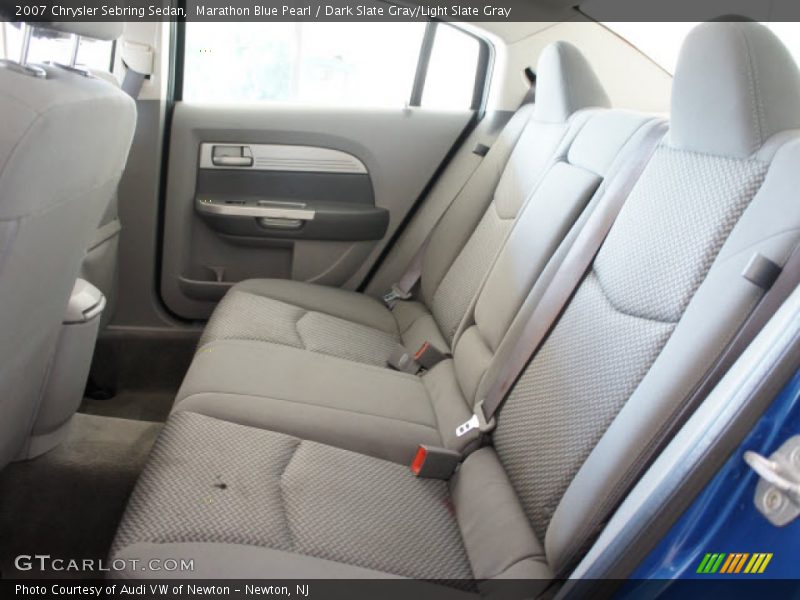 Marathon Blue Pearl / Dark Slate Gray/Light Slate Gray 2007 Chrysler Sebring Sedan