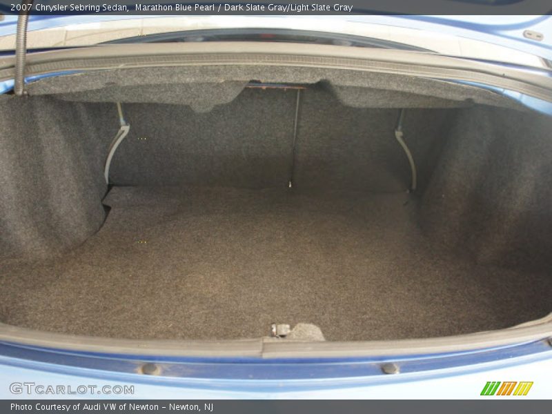 Marathon Blue Pearl / Dark Slate Gray/Light Slate Gray 2007 Chrysler Sebring Sedan