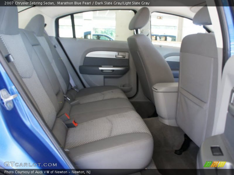 Marathon Blue Pearl / Dark Slate Gray/Light Slate Gray 2007 Chrysler Sebring Sedan