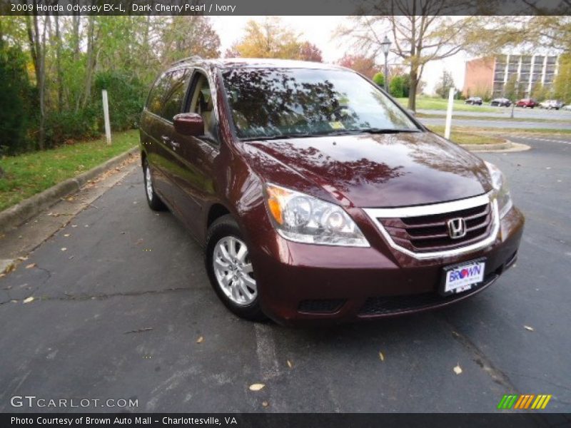 Dark Cherry Pearl / Ivory 2009 Honda Odyssey EX-L