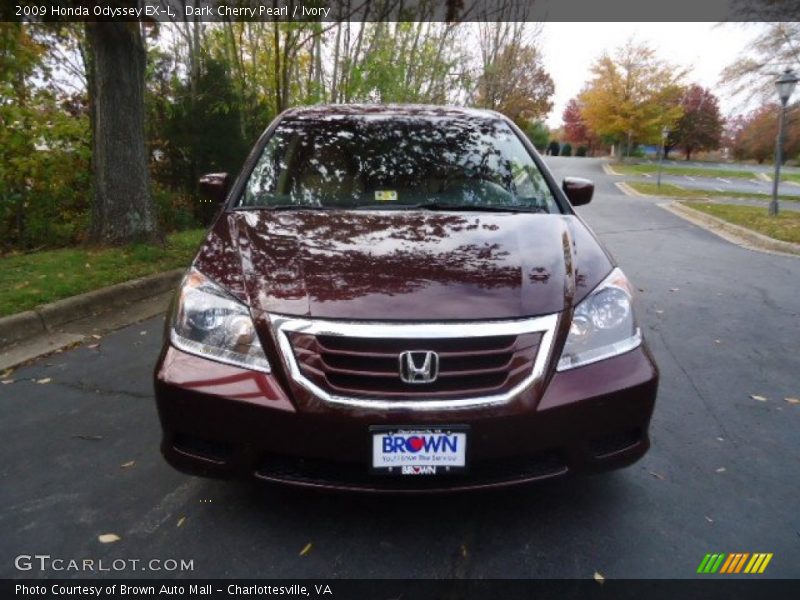 Dark Cherry Pearl / Ivory 2009 Honda Odyssey EX-L