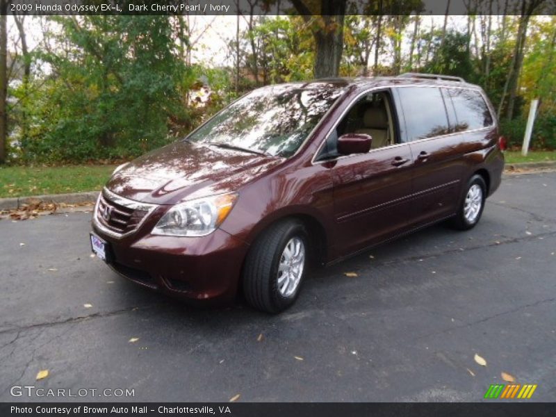 Dark Cherry Pearl / Ivory 2009 Honda Odyssey EX-L