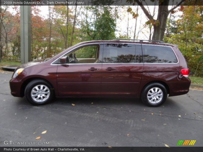 Dark Cherry Pearl / Ivory 2009 Honda Odyssey EX-L