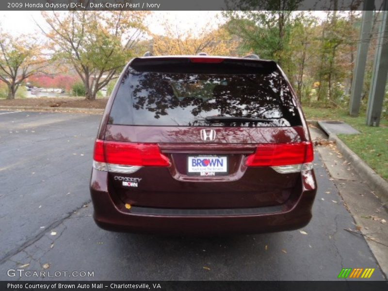 Dark Cherry Pearl / Ivory 2009 Honda Odyssey EX-L