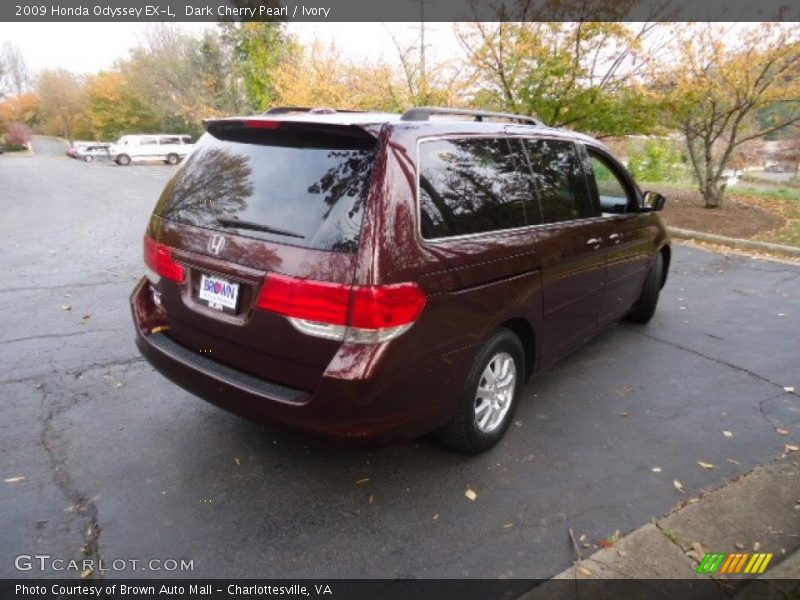 Dark Cherry Pearl / Ivory 2009 Honda Odyssey EX-L