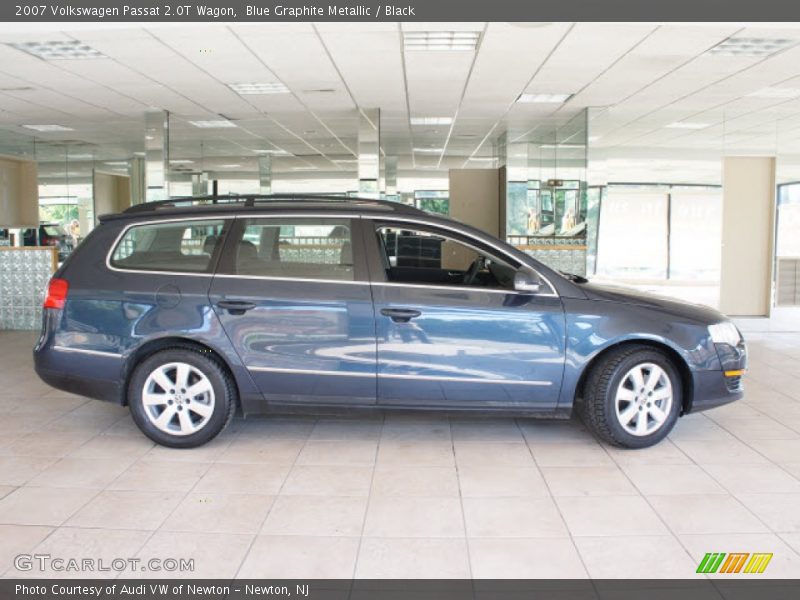 Blue Graphite Metallic / Black 2007 Volkswagen Passat 2.0T Wagon