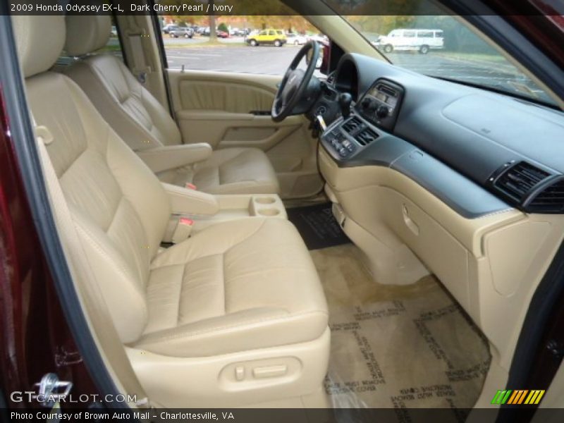 Dark Cherry Pearl / Ivory 2009 Honda Odyssey EX-L