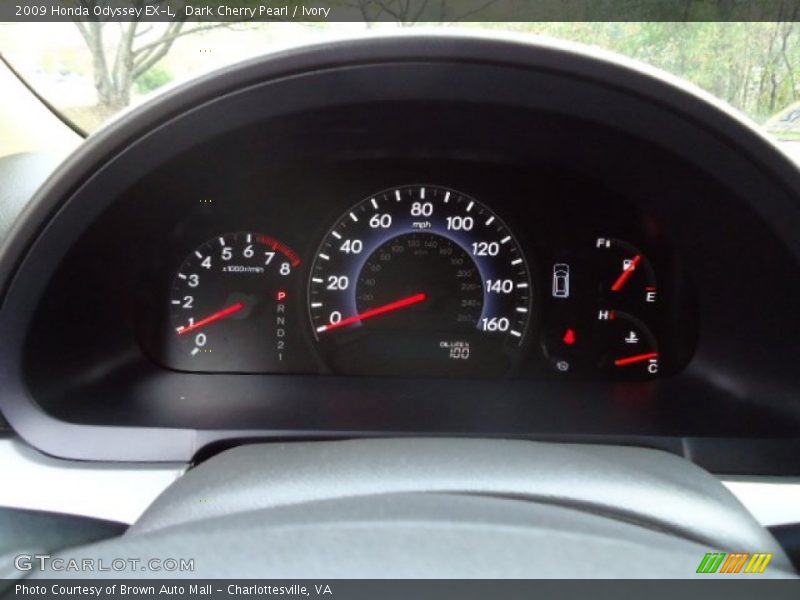 Dark Cherry Pearl / Ivory 2009 Honda Odyssey EX-L